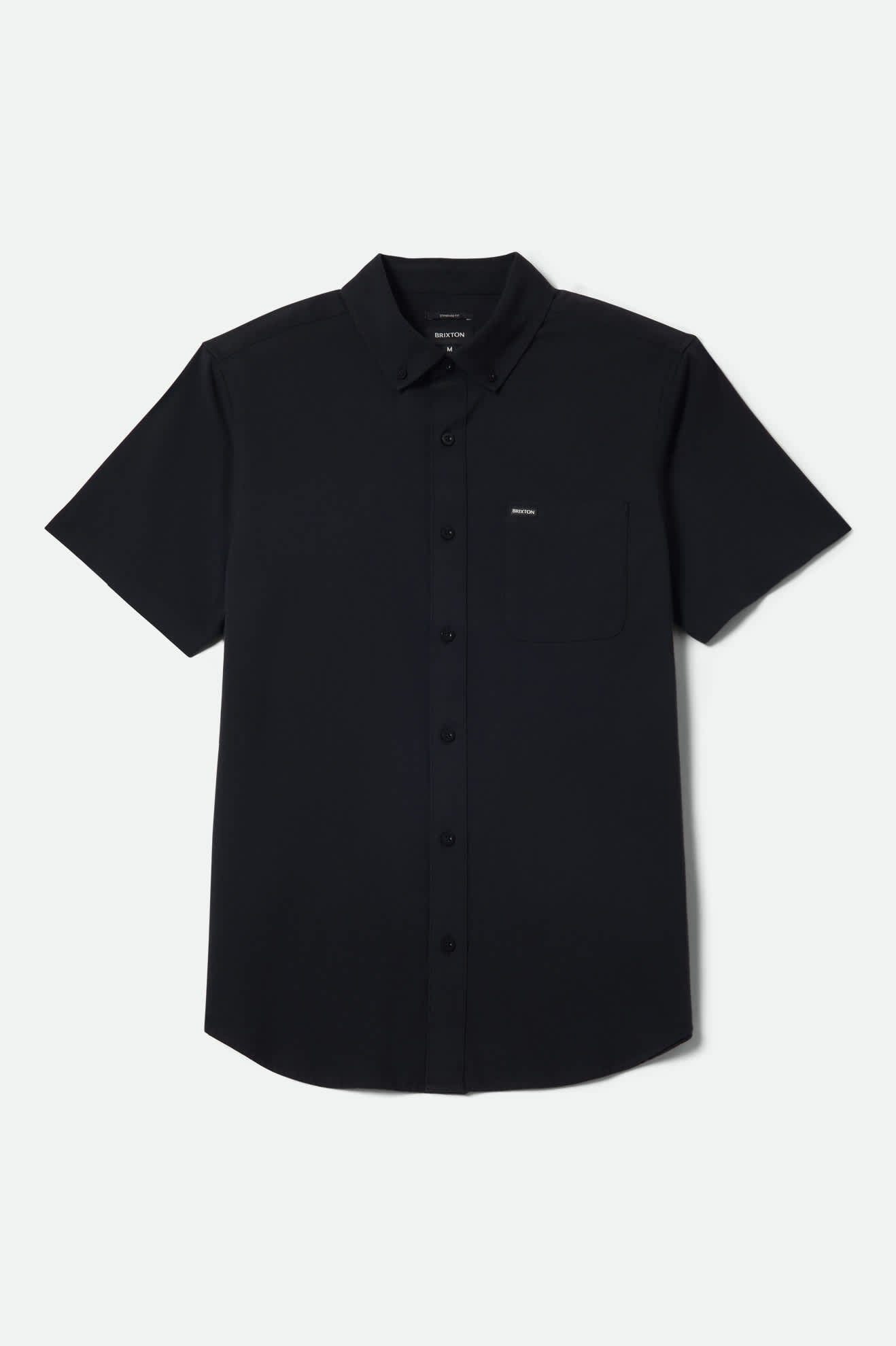 Sanford Oxford Short Sleeve Shirt - Black