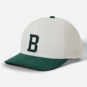 Big B Adjustable Hat - Off White/Primal Green