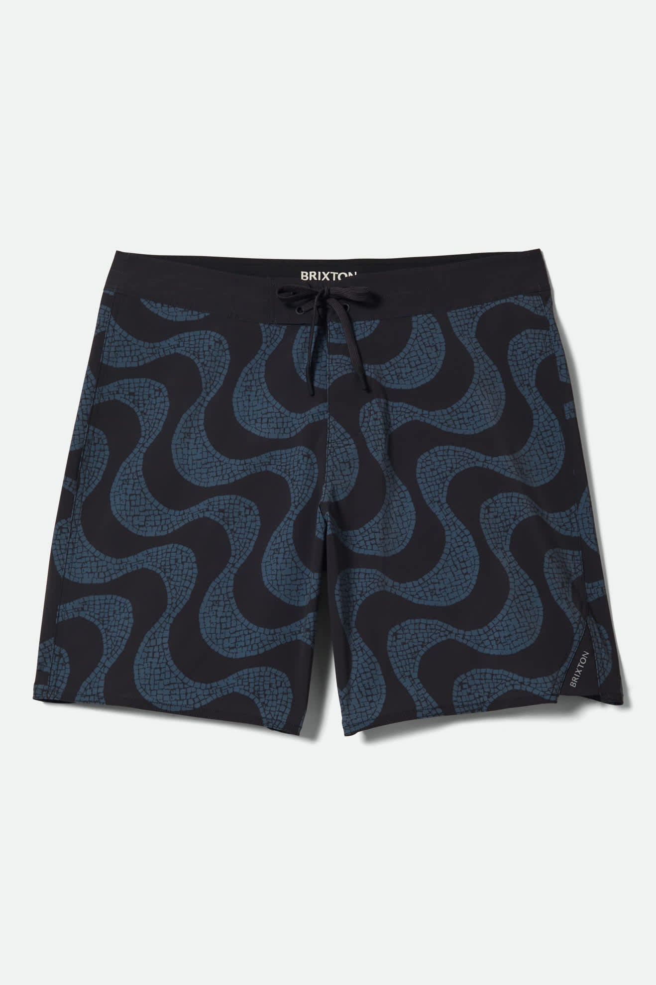 Blitz Boardshort 19 - Black/Future Grey Warped Tile