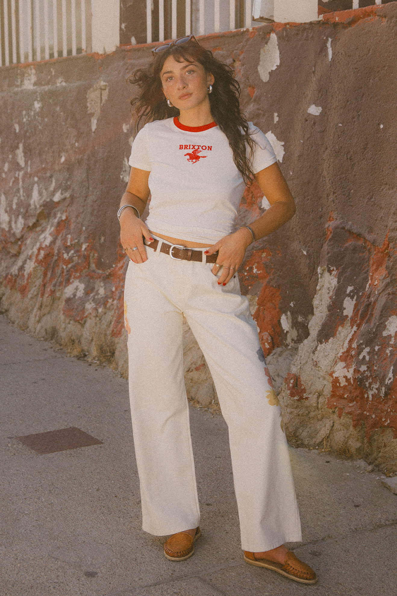 Pegasus Slim Crew T-Shirt - Vintage White - Image 6
