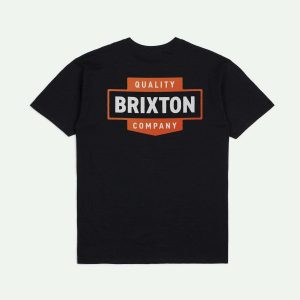 Osborn S/S Standard T-Shirt - Black Worn Wash
