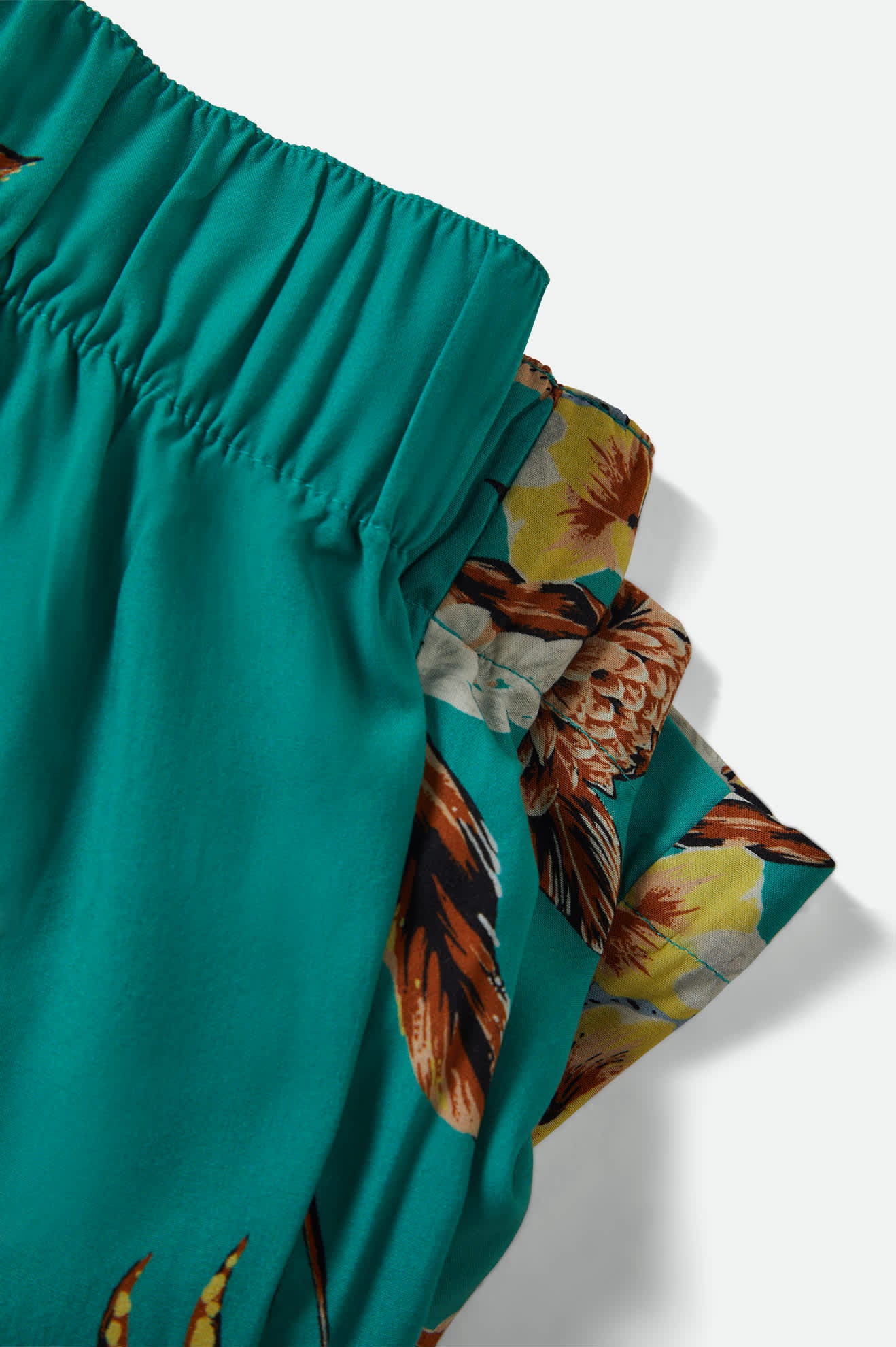 Campos Lounge Short - Retro Green Flor Campos - Image 4
