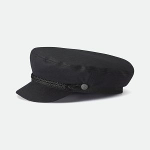 Fiddler Fisherman Cap - Black