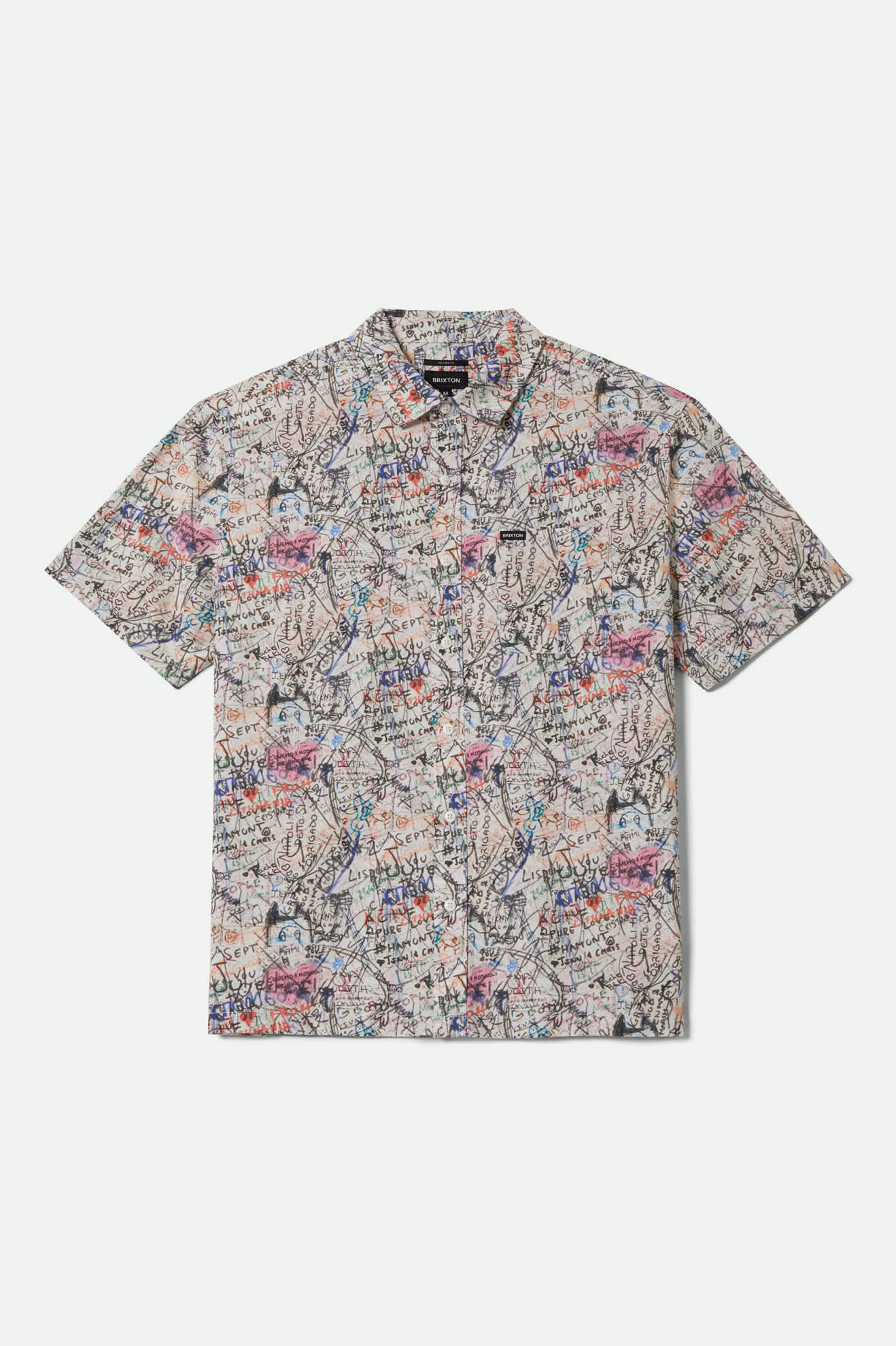 Cru Print Short Sleeve Shirt - Graffiti