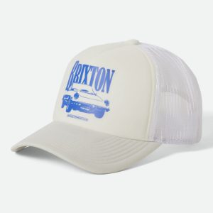 Sunday Cruising Club NetPlus Trucker Hat - Off White/Off White