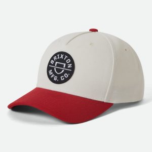 Crest NetPlus Snapback - Off White/Adrenaline Rush