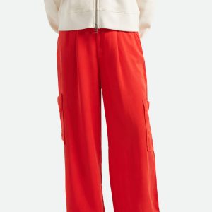 The Mercer Wide Leg Trouser Pant - Washed Adrenaline Rush