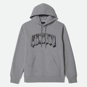 Banded Hoodie - Gunmetal Heather