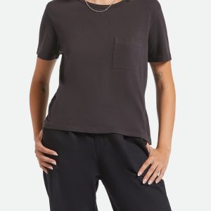 Carefree Organic Garment Dye Perfect T-Shirt - Black