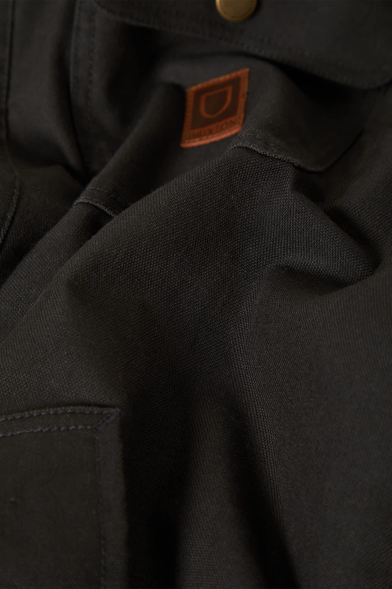Builders Stretch Flannel Lined Jacket - Washed Black/Red - Image 4