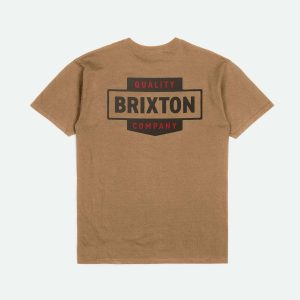 Osborn S/S Standard T-Shirt - Tobacco Brown Worn Wash