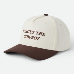 Forget The Cowboy NetPlus Snapback - Chocolate/Off White