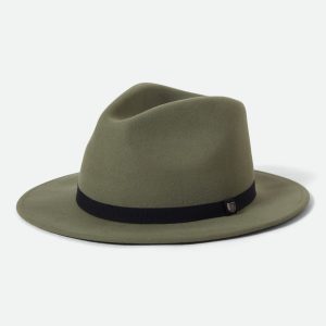 Messer Packable Fedora - Olive Surplus/Black