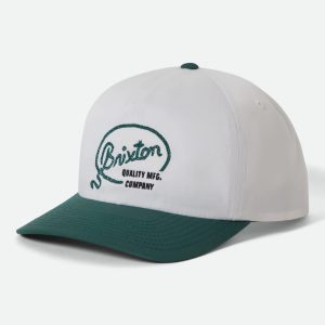 Gallatin Snapback - Off White/Primal Green
