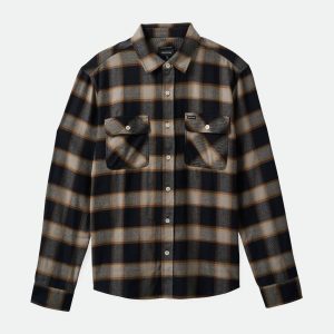 Bowery Flannel - Black/Cream