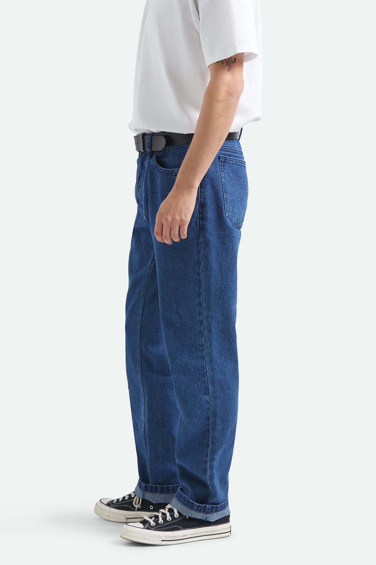 Builders 5-Pocket Pant - Medium Wash Denim - Image 3
