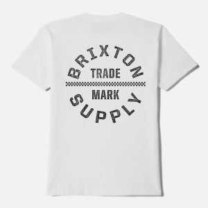 Oath V Short Sleeve T-Shirt - White/Black/Checkered