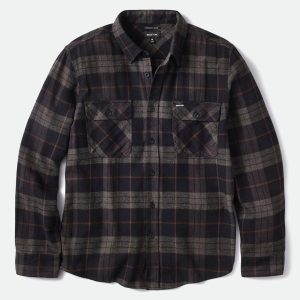 Bowery Flannel - Black/Charcoal