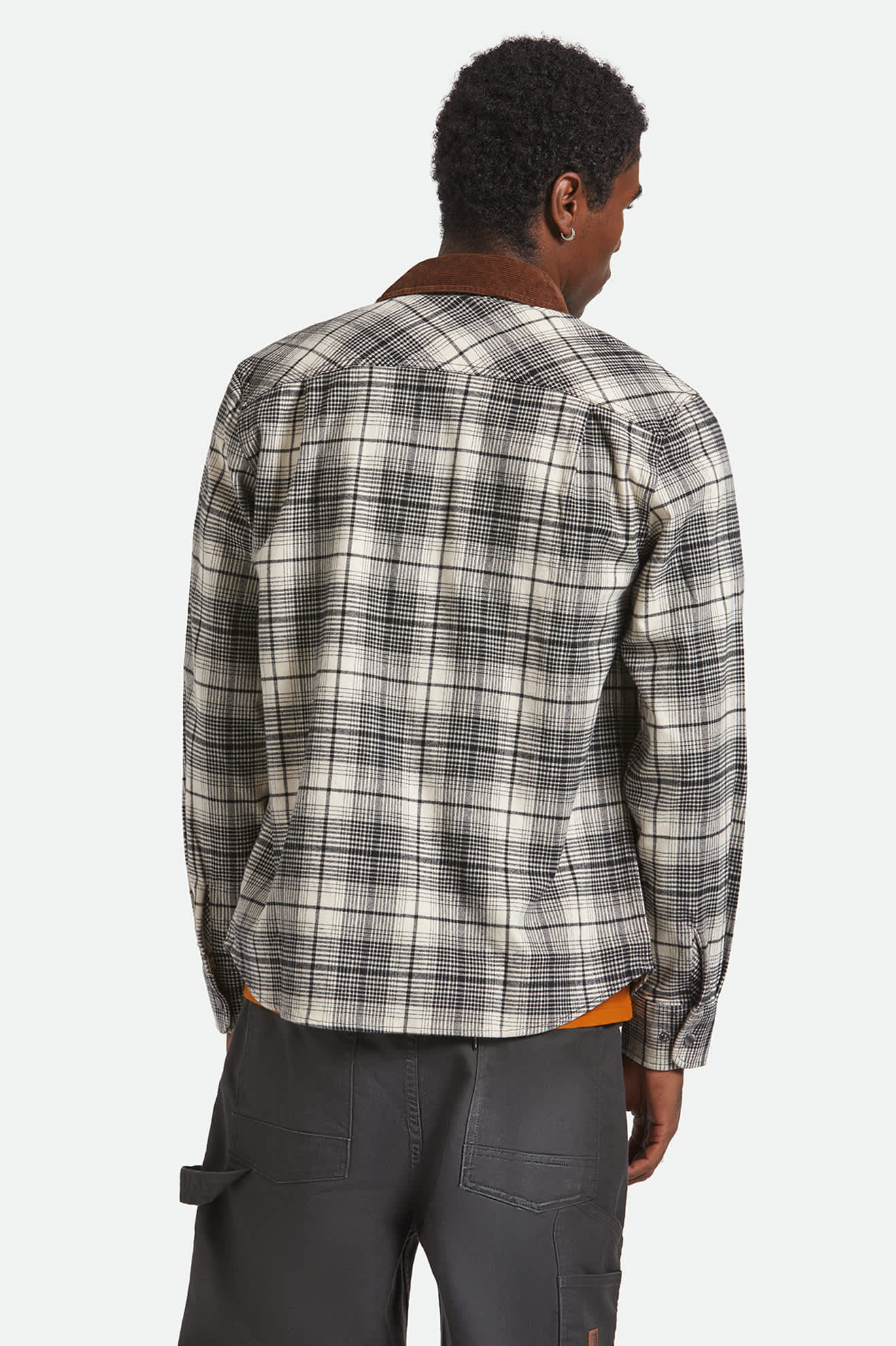 Builders Bowery Performance Flannel - Off White/Black - Image 3