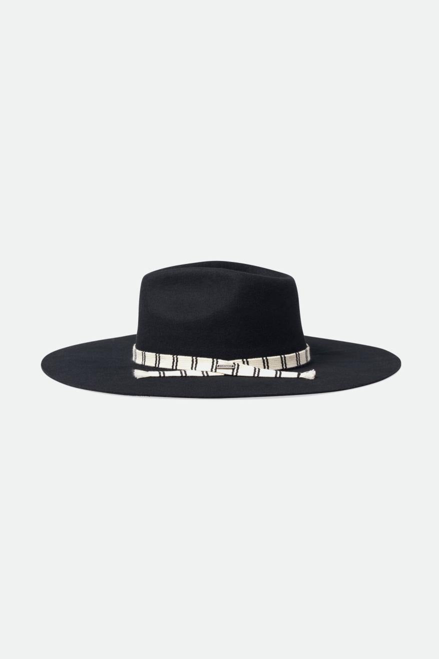 Leigh Felt Fedora - Black - Image 3