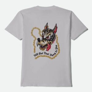 Dawg Short Sleeve T-Shirt - Pebble Stone Worn Wash