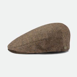 Hooligan Flat Cap - Brown/Khaki