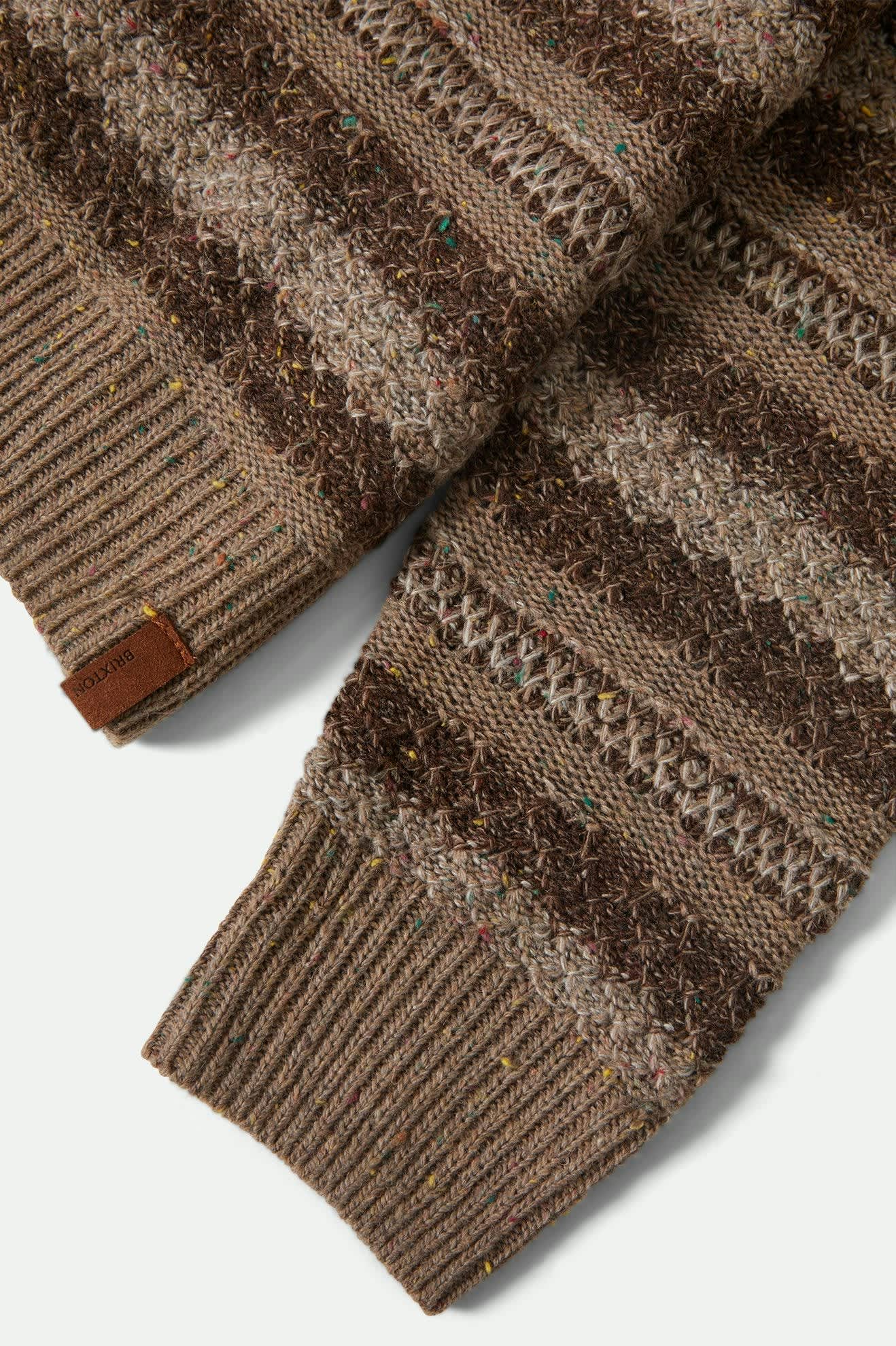 Midnight Crew Sweater - Multi Neutral Stripe - Image 7