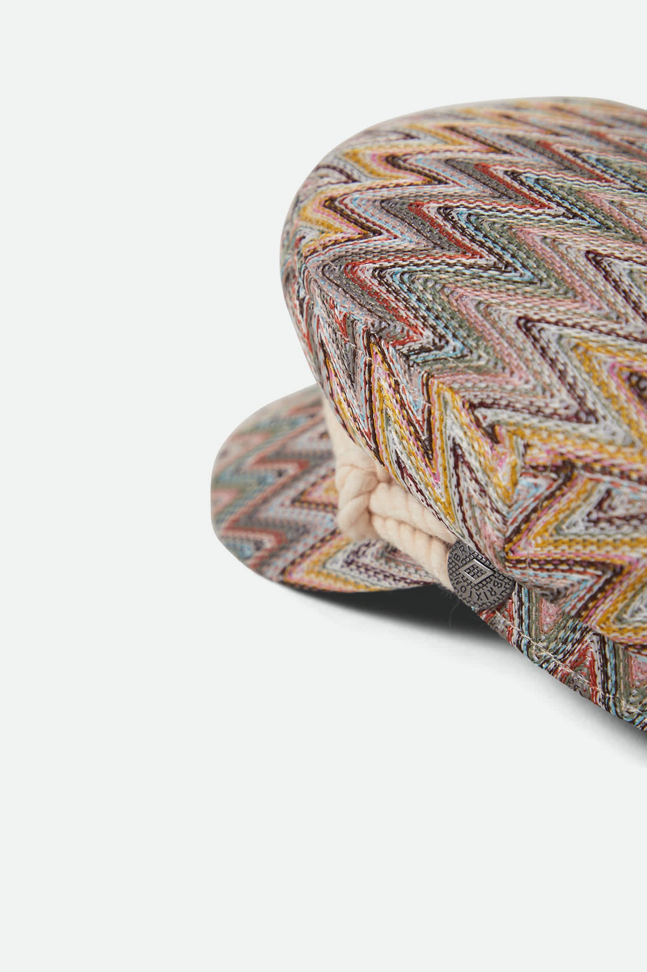 Fiddler Fisherman Cap - Multi Color Zigzag - Image 4