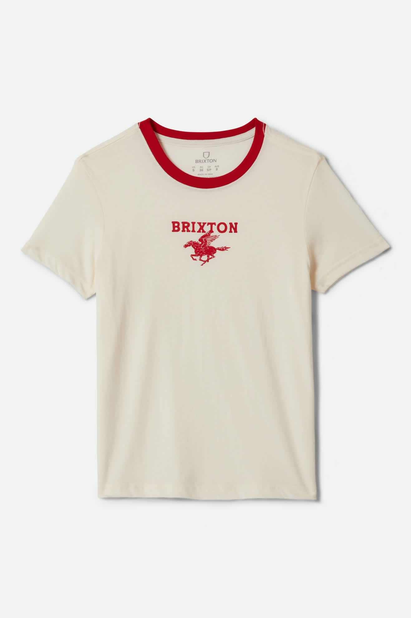Pegasus Slim Crew T-Shirt - Vintage White - Image 2