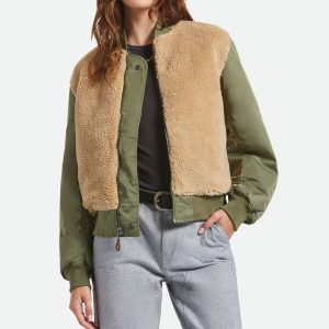 Sherpa Surplus Bomber Jacket - Olive Surplus