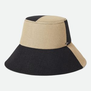Harmony Packable Bucket Hat - Natural/Black