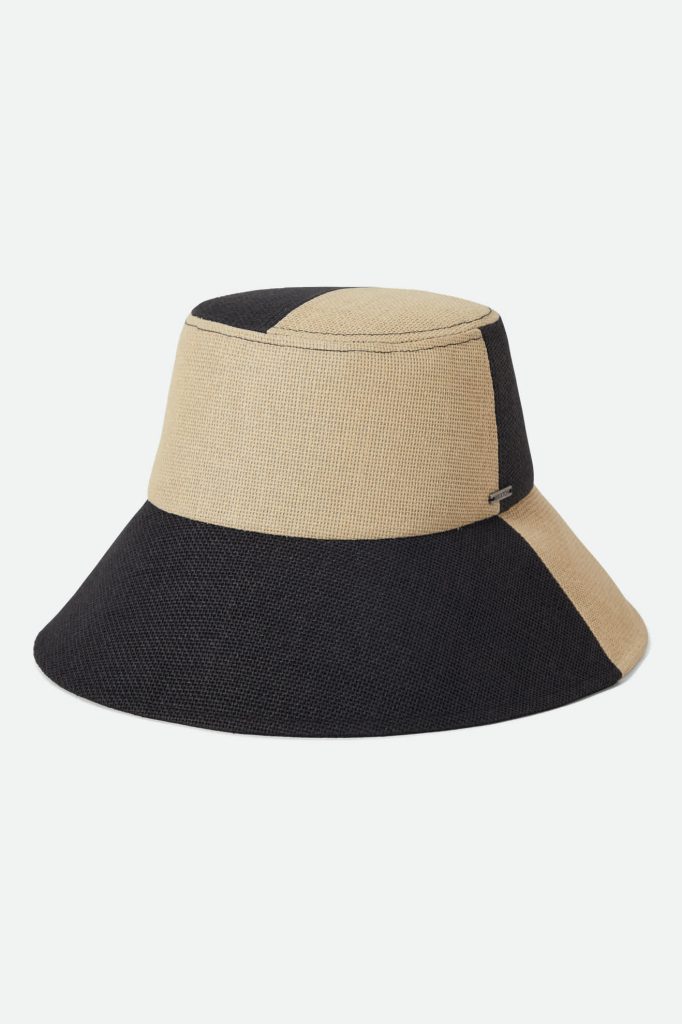 Harmony Packable Bucket Hat - Natural/Black