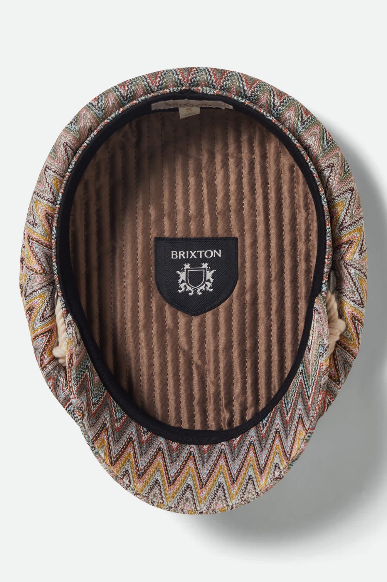 Fiddler Fisherman Cap - Multi Color Zigzag - Image 2