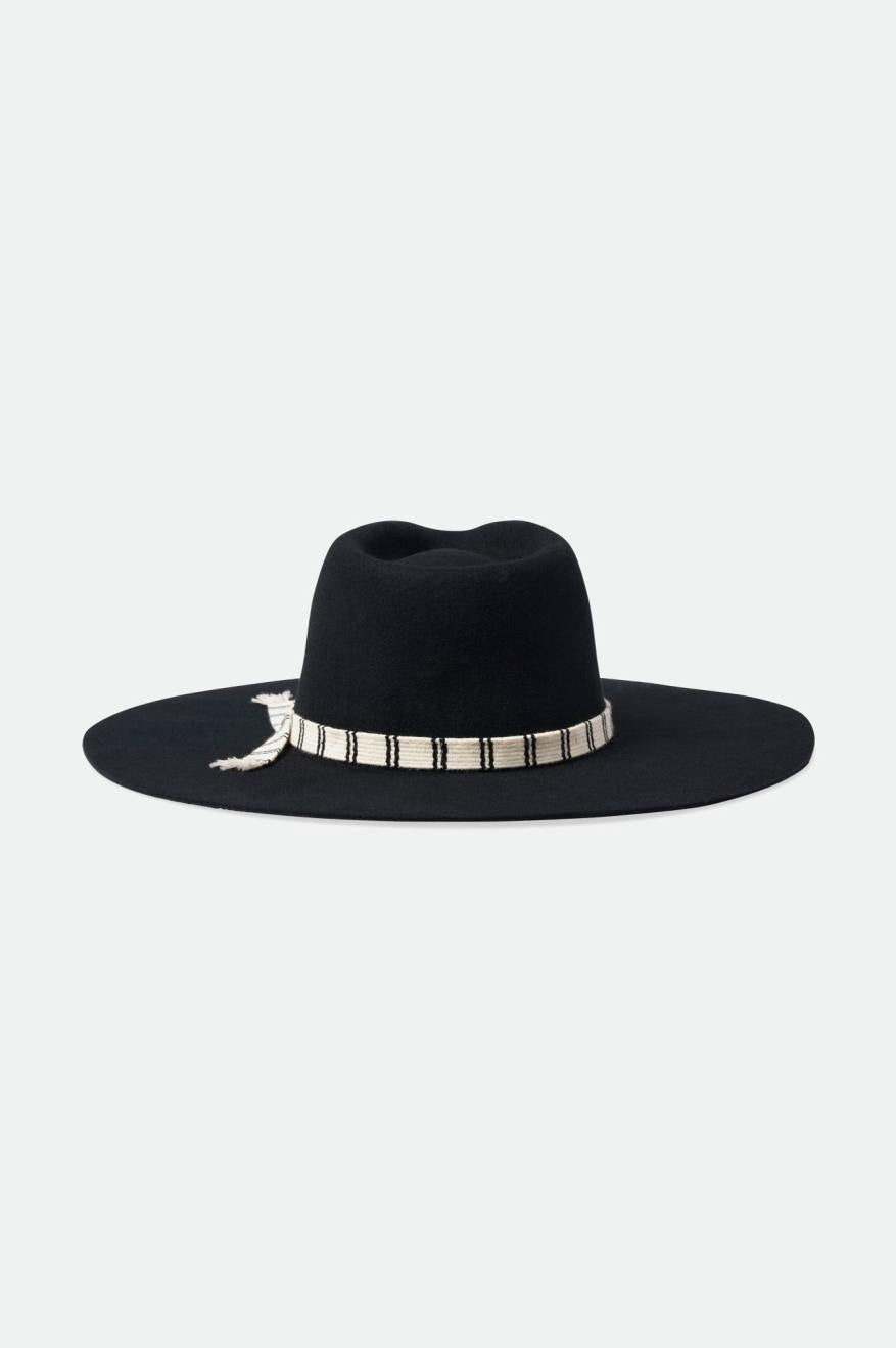 Leigh Felt Fedora - Black - Image 4