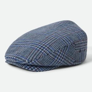 Hooligan Flat Cap - Celadon Green/Royal Plaid