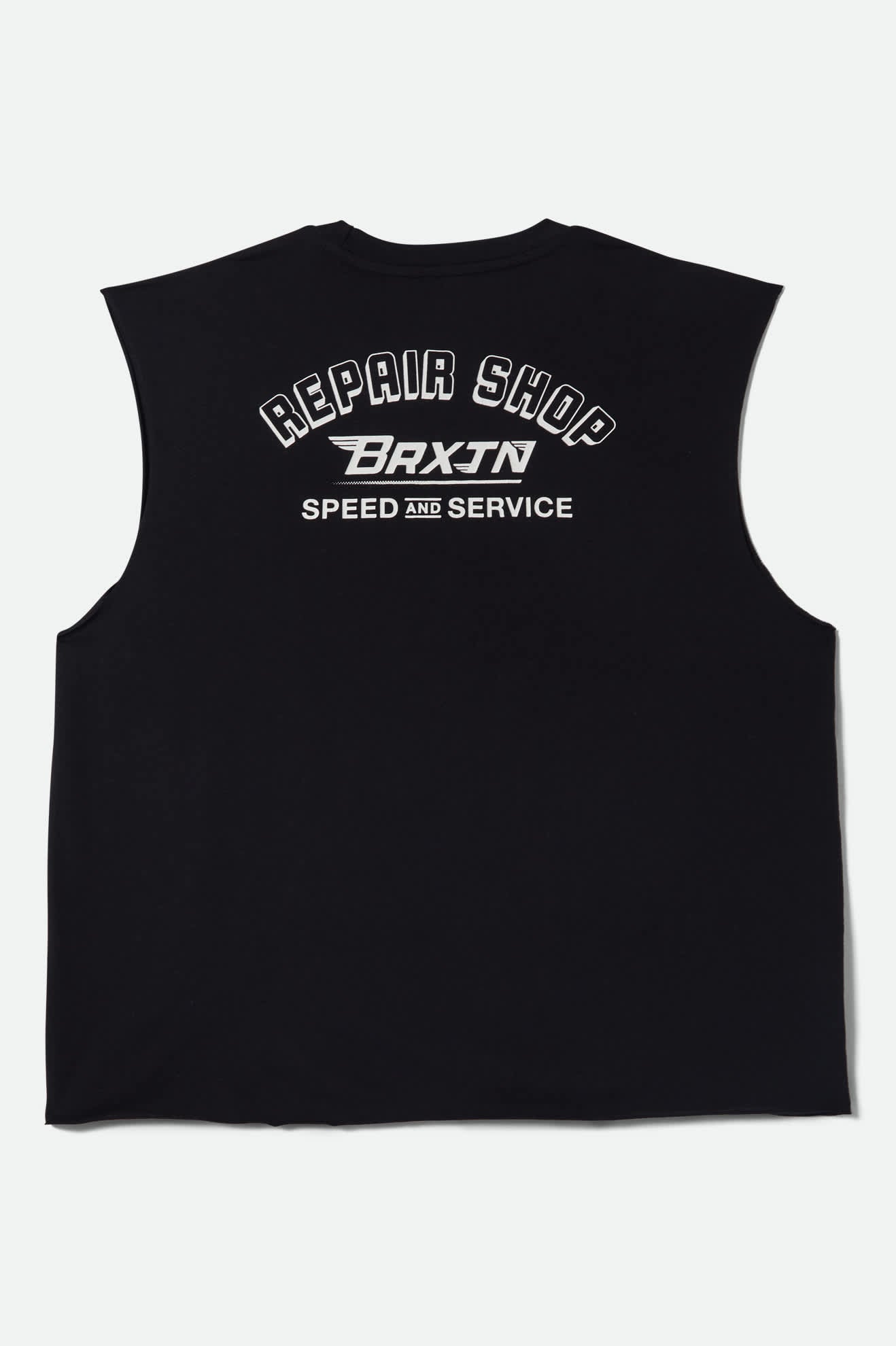 Free Muscle Tank Top - Black Worn Wash - Image 2