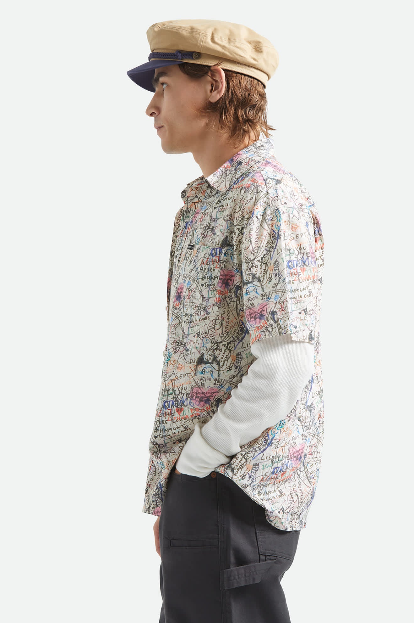 Cru Print Short Sleeve Shirt - Graffiti - Image 3
