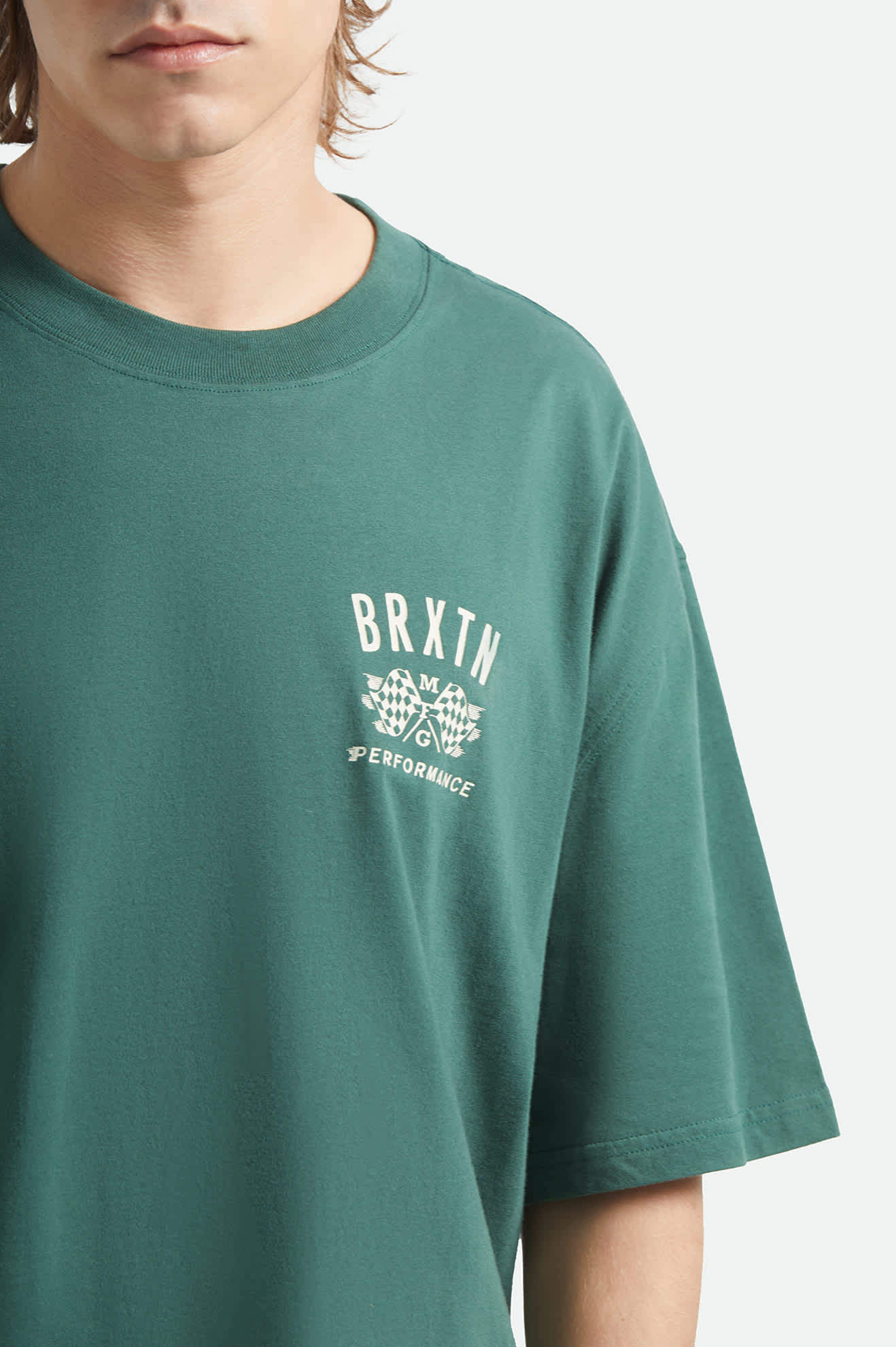 Primary Short Sleeve Cropped Shirt - Primal Green - Image 6