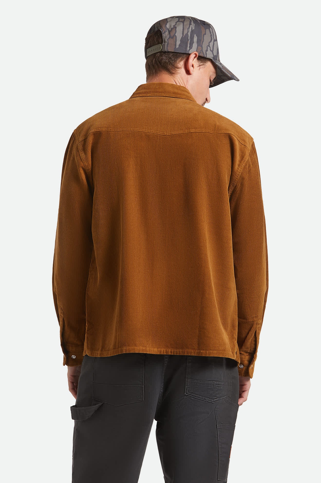 New West Relaxed Overshirt - Washed Copper Corduroy - Image 3