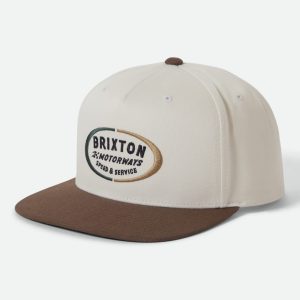 Rhett Snapback - Off White/Pinecone Brown