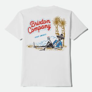 Stay Awhile Short Sleeve T-Shirt - White