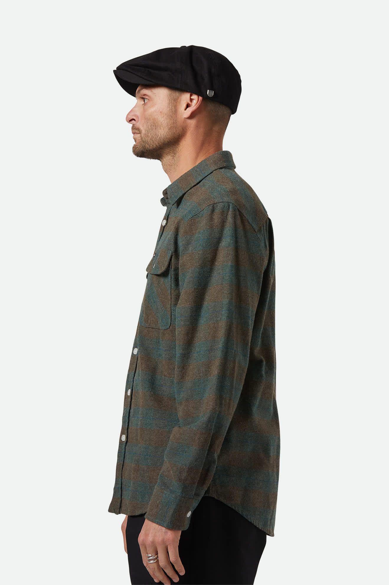 Brood Newsboy Cap - Black - Image 5