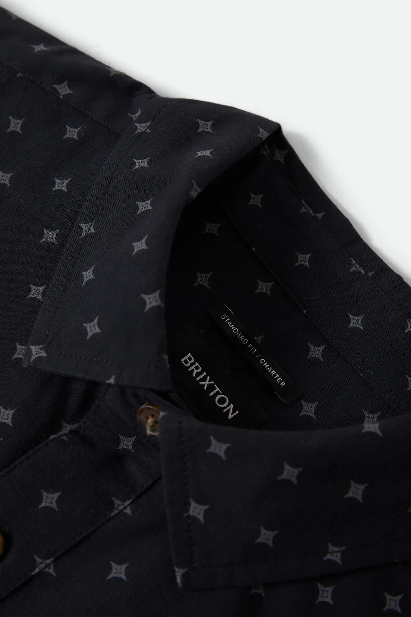Charter Print Short Sleeve Shirt - Future Grey Diamond Tile - Image 4