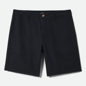 Surplus Vintage Wash Herringbone Short - Washed Black