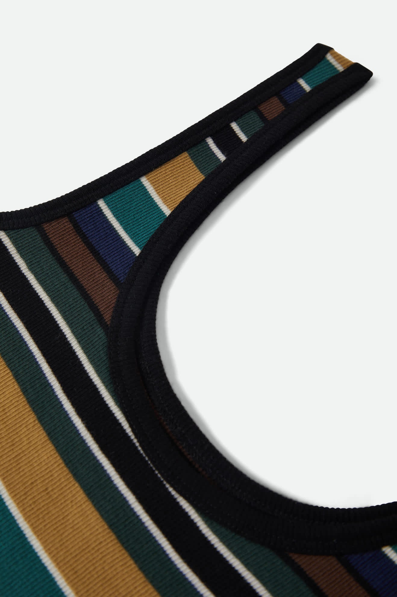 Ringer Organic A-Tank - Multi Retro Stripe - Image 8