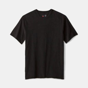 Premium Cotton S/S Tailored T-Shirt - Black