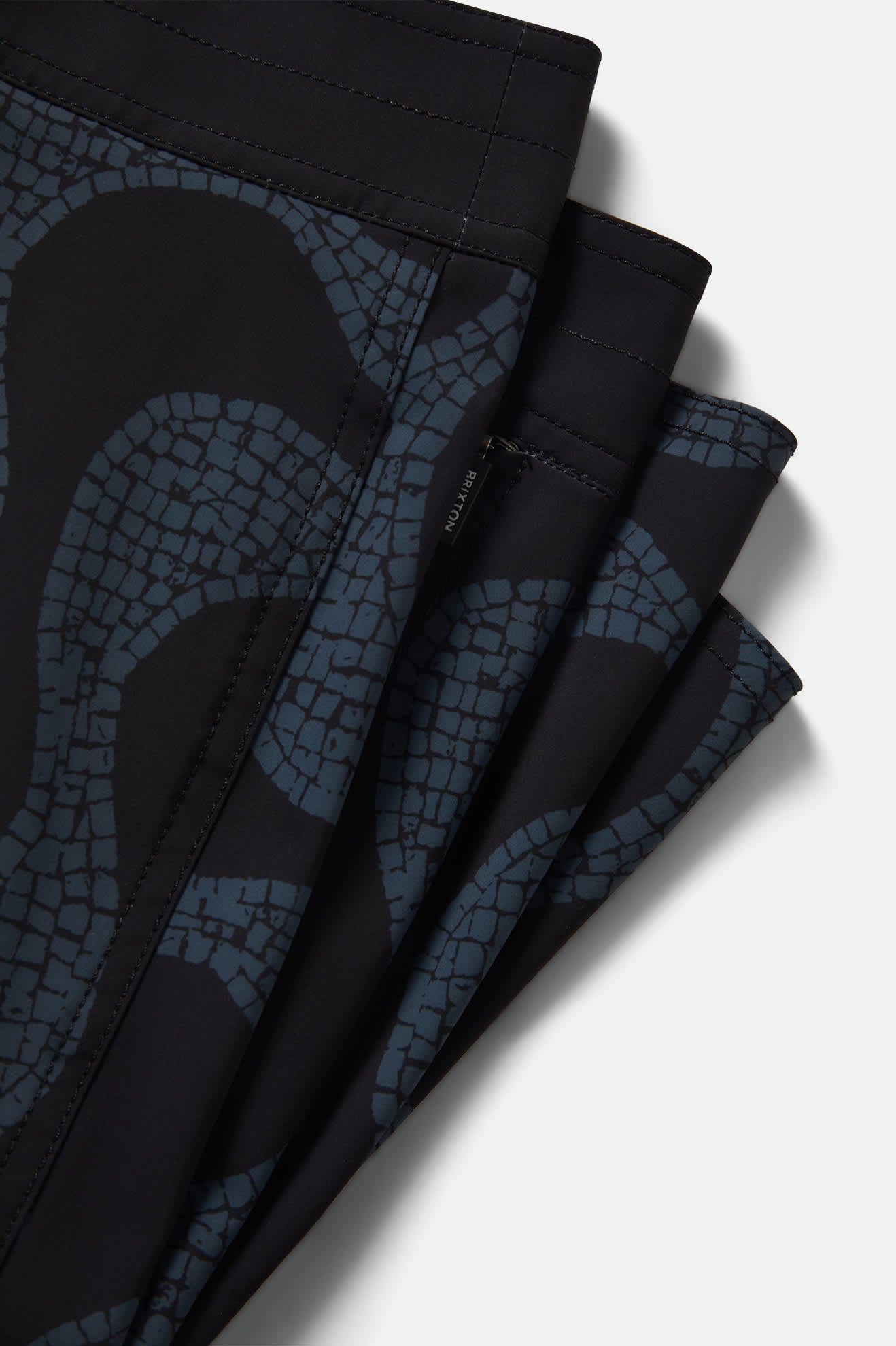 Blitz Boardshort 19 - Black/Future Grey Warped Tile - Image 11
