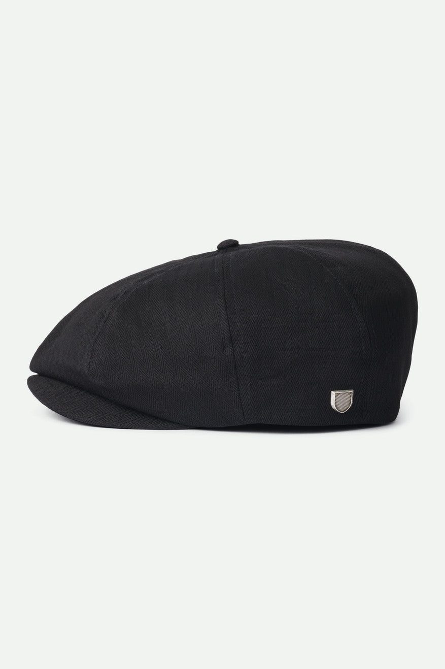 Brood Newsboy Cap - Black - Image 7
