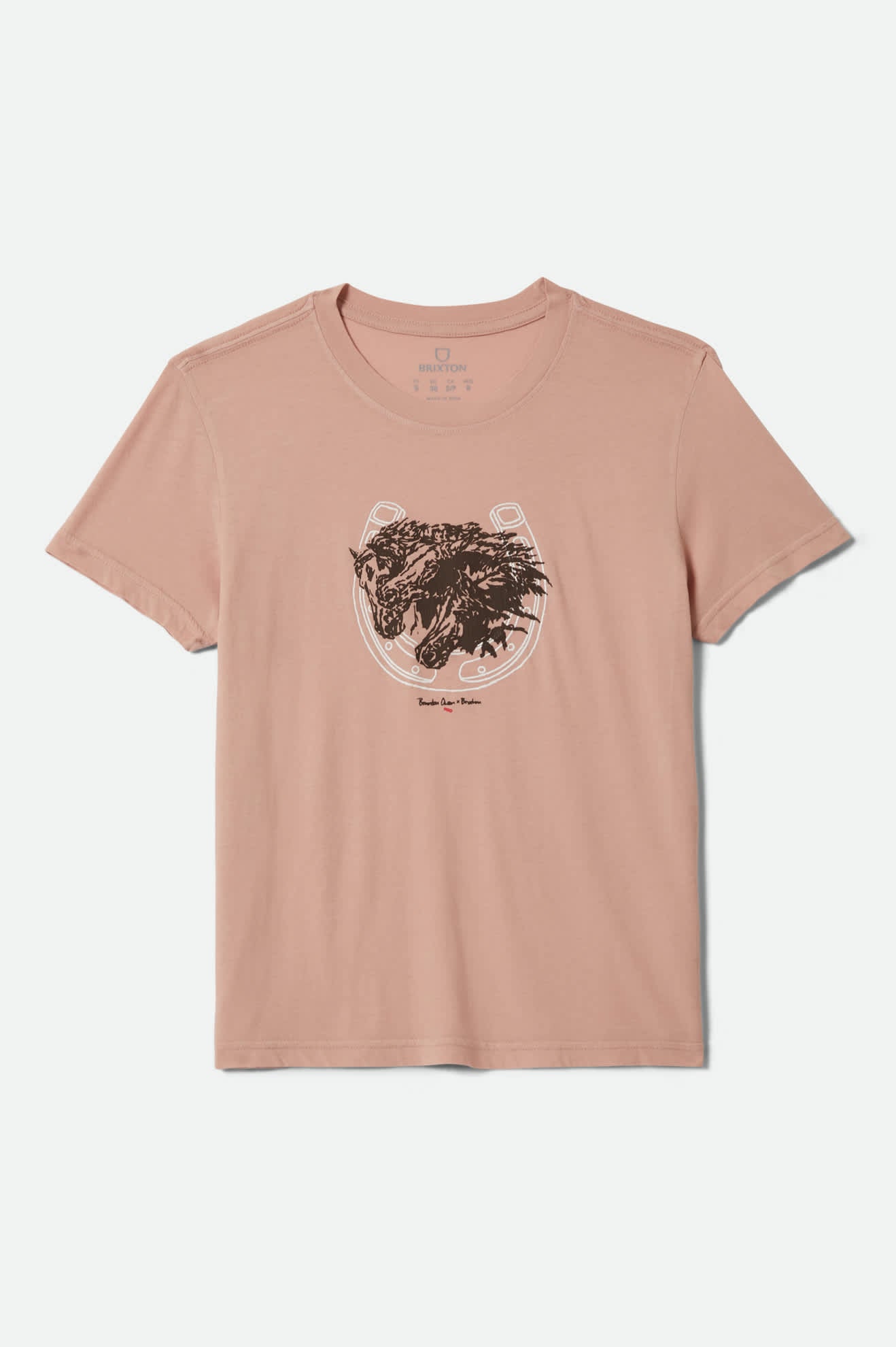 Pony Club Slim Crew T-Shirt - Silver Pink - Image 2