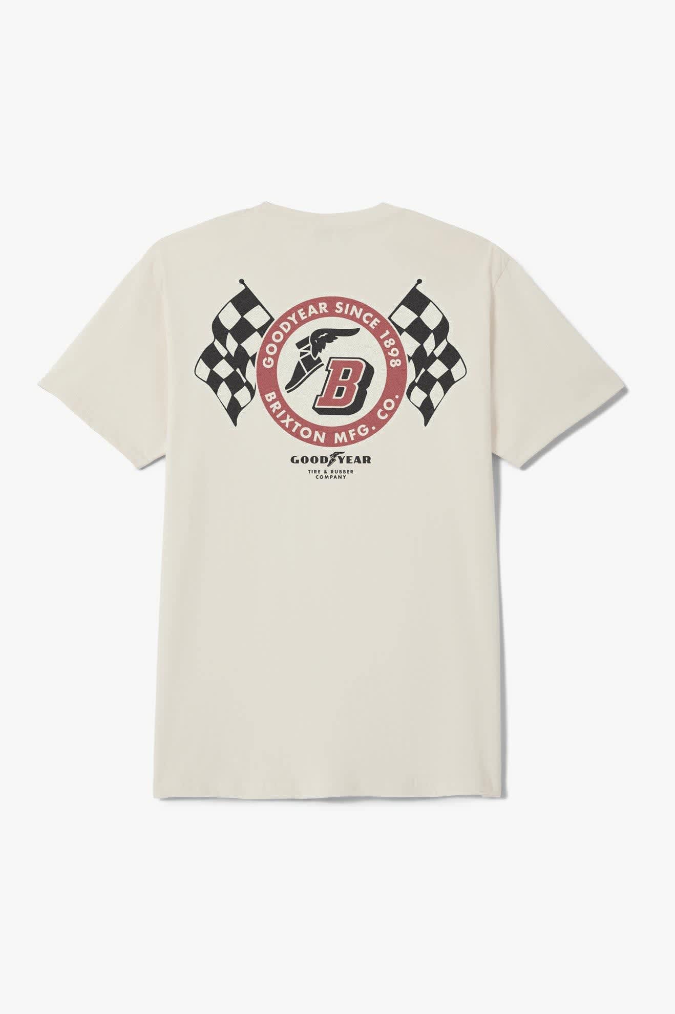 Goodyear Speedway Sleeve Standard T-Shirt - Cream - Image 2